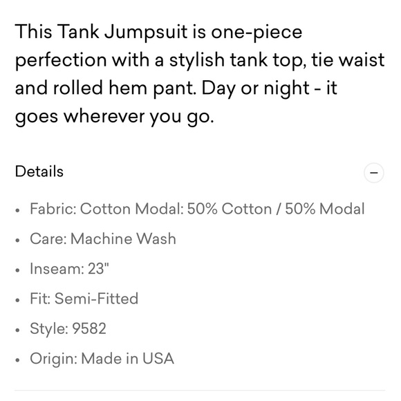 MICHAEL STARS NWOT THEO JUMPSUIT - Picture 4 of 4